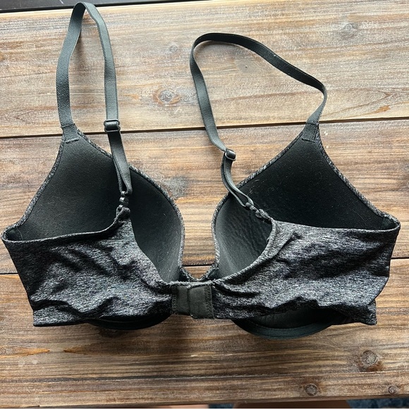 Victoria’s Secret Uplift Semi Demi Grey Bra Size 32D - Picture 3 of 5